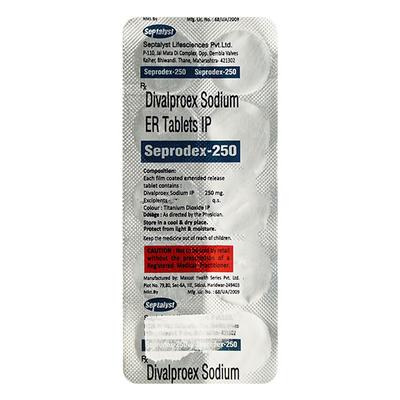 SEPRODEX 250mg Tablet 10's - Epilepsy/Convulsion-Ant
