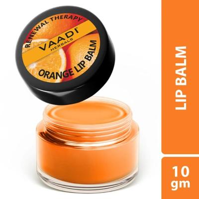 Vaadi Herbals Lip Balm - Orange & Shea Butter 10 gm - Lip Balms