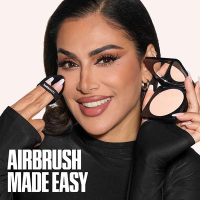 HUDA BEAUTY Easy Bake Airbrush Matte Pressed Powder - Sugar Cookie Translucent 8.5 g - Compact Powder