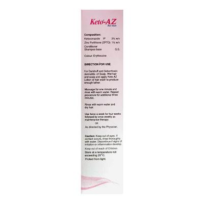 KETO AZ HAIR WASH Lotion 125ml - Dandruff-TAA