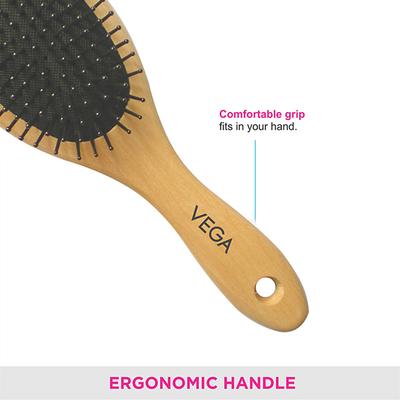 Vega Wooden Cushion Brush (E2 - CBB) 1's - Hair Brushes