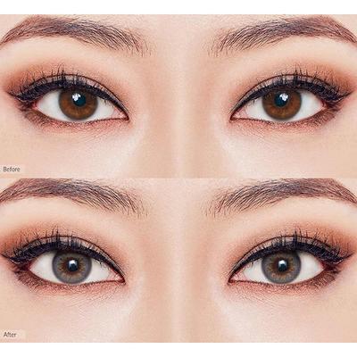 O-Lens Scandi Monthly Coloured Contact Lenses - Light Grey ( 0.00 ) 1's - Eyecare Lenses