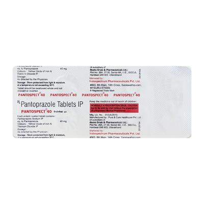 PANTOSPECT 40 Tablet 10's - Ulcer/Reflux/Flatulence-Aaa