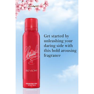 Revlon Charlie Perfumed Body Spray - Red 150 Ml - Deodorants/Roll-Ons