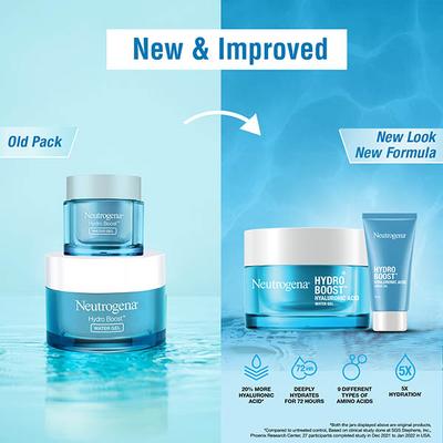 Neutrogena Hydro Boost Water Gel Prebiotic + Hyaluronic Acid 15gm - Scrubs & Exfoliants