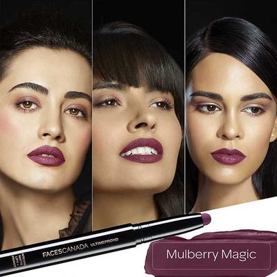 Faces Canada Ultimepro Hd Intense Matte Lips + Primer Mulberry Magic 17 1.4 Gm - Lip Crayons