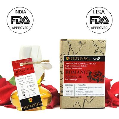 Soulflower Romance Aroma Massage Oil 90 ml - Massage Oils