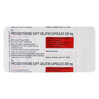 Hald 200mg Capsule 10'S - Hormonal Therapy-Oes