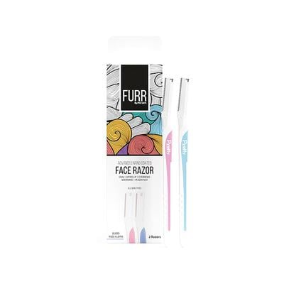 Furr By Pee Safe Advanced Nano Coated Face Razor All Skin Types 2's - Face & Eyebrow Razors