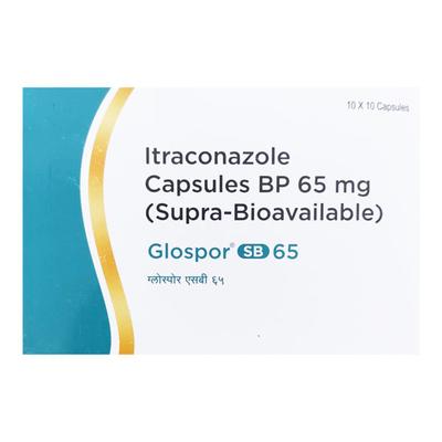 GLOSPOR SB 65 Capsule 10's - Fungal Infections-Anf