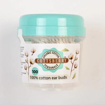 Cottsberry Organic Cotton Ear Buds 100's - Cotton Buds & Balls