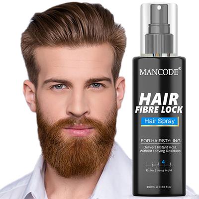 Mancode Hair Fibre Lock Hair Spray For Hair Styling, Lightweight And Delivers Instant Hold 100 ml - Hair Treatment