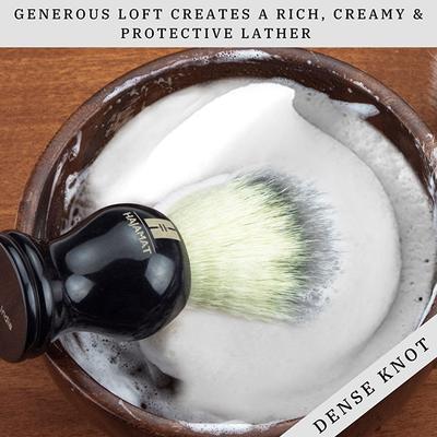 Hajamat Luxurious Black with Imitation Badger Hair Shaving Brush 1's - Shaving Brushes