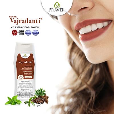 Pravek Vajradanti Powder 30 Gm - Tooth Powder