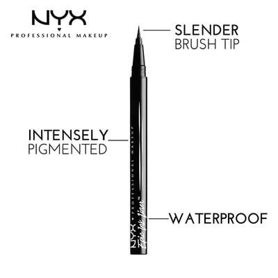 NYX Professional Makeup Epic Ink Liner - Black 1 ml - Eyeliners