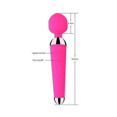 Gizmoswala Magic Vibrator Massager - Pink - Massagers And Vibrators