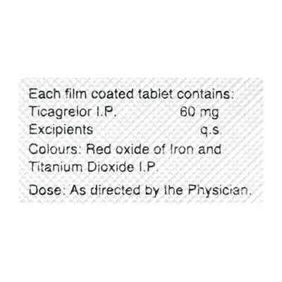 TORPLAT 60 Tablet 10's - Blood Clot-Ant