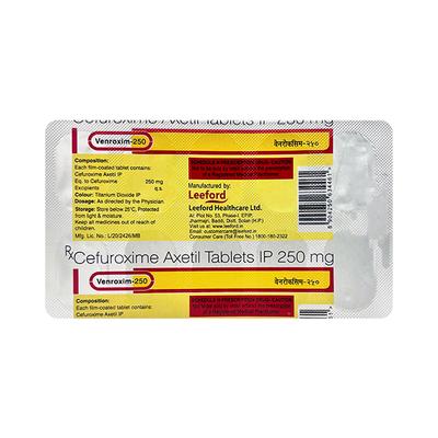 VENROXIM 250 Tablet 10's - Bacterial Infections-Cep
