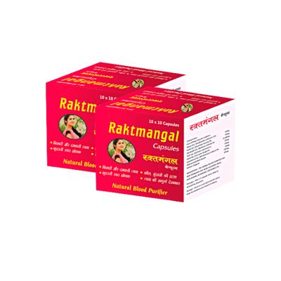 Agron Ayurveda Raktmangal Capsule 100's - Speciality Medicines