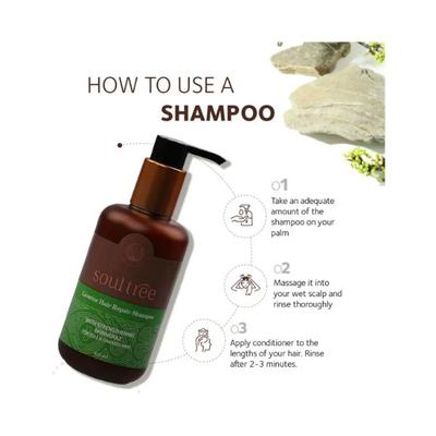 SoulTree Licorice Hair Repair Shampoo with Strengthening Bhringraj 250 ml - Shampoos