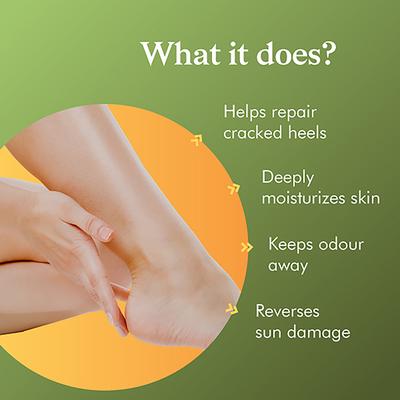 Coco Soul Foot Cream -With Coconut & Ayurveda- Paraben & Sulphate Free 75ml - Foot Creams & Lotions