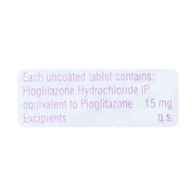 Pioglit 15mg Tablet 10'S - Diabetes-Ant