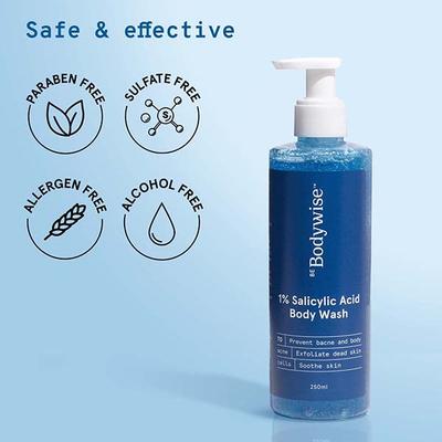 Be Bodywise 1% Salicylic Acid Be Body Wash for Be Body Acne 250 ml - Shower Gels & Body Wash
