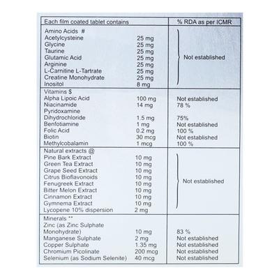Fourts BZ Plus Tablet 10'S - Supplements-Ent