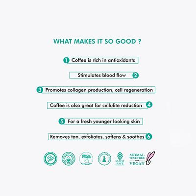 mCaffeine Naked & Raw Tan Removal Coffee Face Mask 100 gm - Masks & Peels