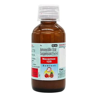 Novamox 125mg Rediuse Suspension 60ml - Bacterial Infections-Pen