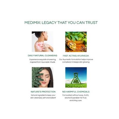 Medimix Ayur B Wsh S&Al W Eladi Oil 250 ml - Shower Gels & Body Wash