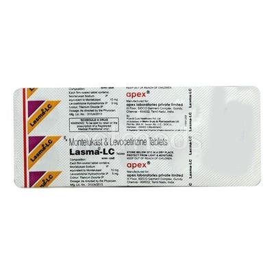 Lasma LC Tablet 10'S - Allergies-Ant