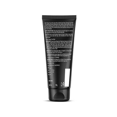 Beardo Sport Deep Cleansing Facewash for Men, Cooling Menthol, Oil Control 100 gm - Face Washes