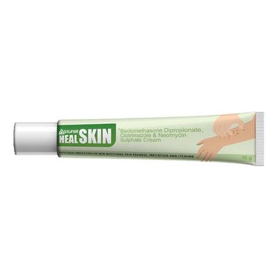 Assureit Heal Skin Cream Beclomethasone Dipropionate, Clotrimazole & Neomycin Sulphate Cream 15 g - Wound/Burns