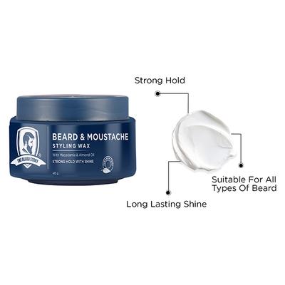 The Beard Story Beard & Moustache Styling Wax 45 gm - Beard Wax