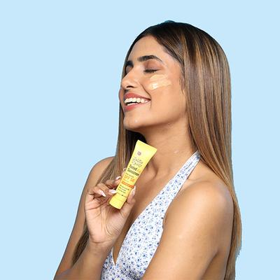 MyGlamm POPxo Selfie Ready Tinted Sunscreen SPF 50 Broad & Pectrum 30gm - Body Sunscreen