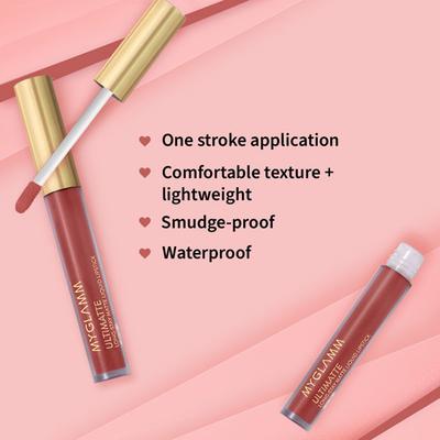 MyGlamm Ultimatte Long Stay Matte Liquid Lipstick-Nude Bombshell 2.5 ml - Lipsticks