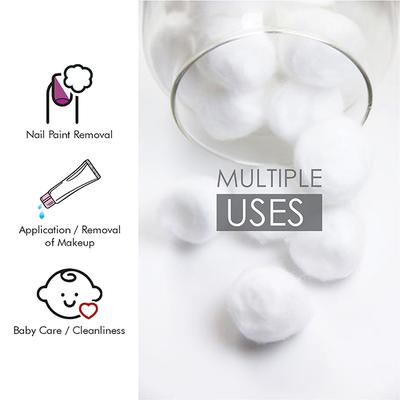 TULIPS Premium Cotton Balls 50's - Cotton Buds & Balls