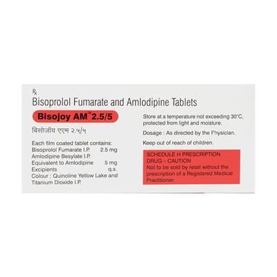 BISOJOY AM 2.5/5 Tablet 10's - Hypertension-Bet