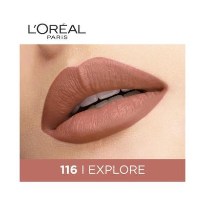 L'Oreal Paris Rouge Signature Matte Liquid Lipstick,116 I Explore 7 ml - Liquid Lipsticks