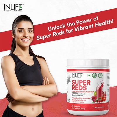 Inlife Super Reds Powder 200 g - Multi-Vitamins