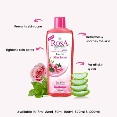 Rosa Herbal Skin Toner 500 ml - Toners