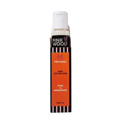 Pink Woolf Luxury After Shave Lotion - Oudh & Sandalwood 50 gm - Aftershave Lotion