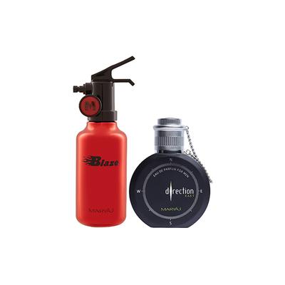 Maryaj Blaze EDP Citrus Aromatic Perfume And Maryaj Direction East EDP Citrus Spicy Perfume 200 ml - Men Perfumes (Edt/Edp)