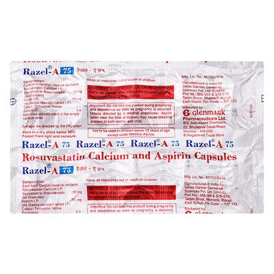 Razel A 75mg Capsule 10'S - High Cholesterol-Dys