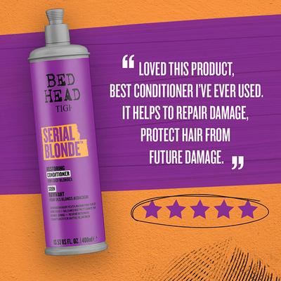 Bed Head Tigi Serial Blonde Restoring Conditioner for Blonde Coloured and Damaged Hair 400 ml - Conditioners