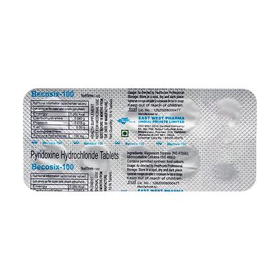 Becosix 100mg Tablet 10'S - Supplements-Vam