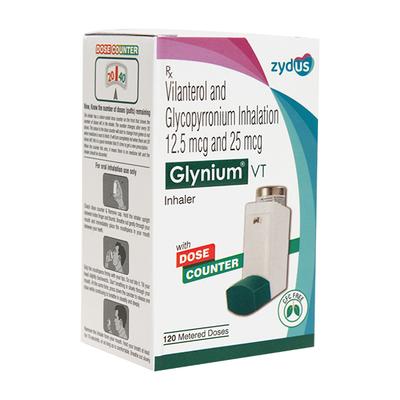 GLYNIUM VT WITH DOSE COUNTER Inhaler 120md - Asthma/COPD-Ast