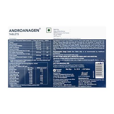 Androanagen Tablet 10'S - Supplements-Vam