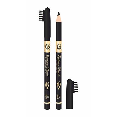 Matt Look Eyebrow Pencil Long Lasting Formula Professional Stylist, Black 1.2 gm - Eyebrow Pencils & Enhancers